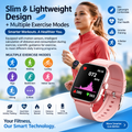A58 Plus 6 in 1 - Smartwatch For Women | Best Quality Smart Watch For Girls | Perfect For Gift - Rose  Color