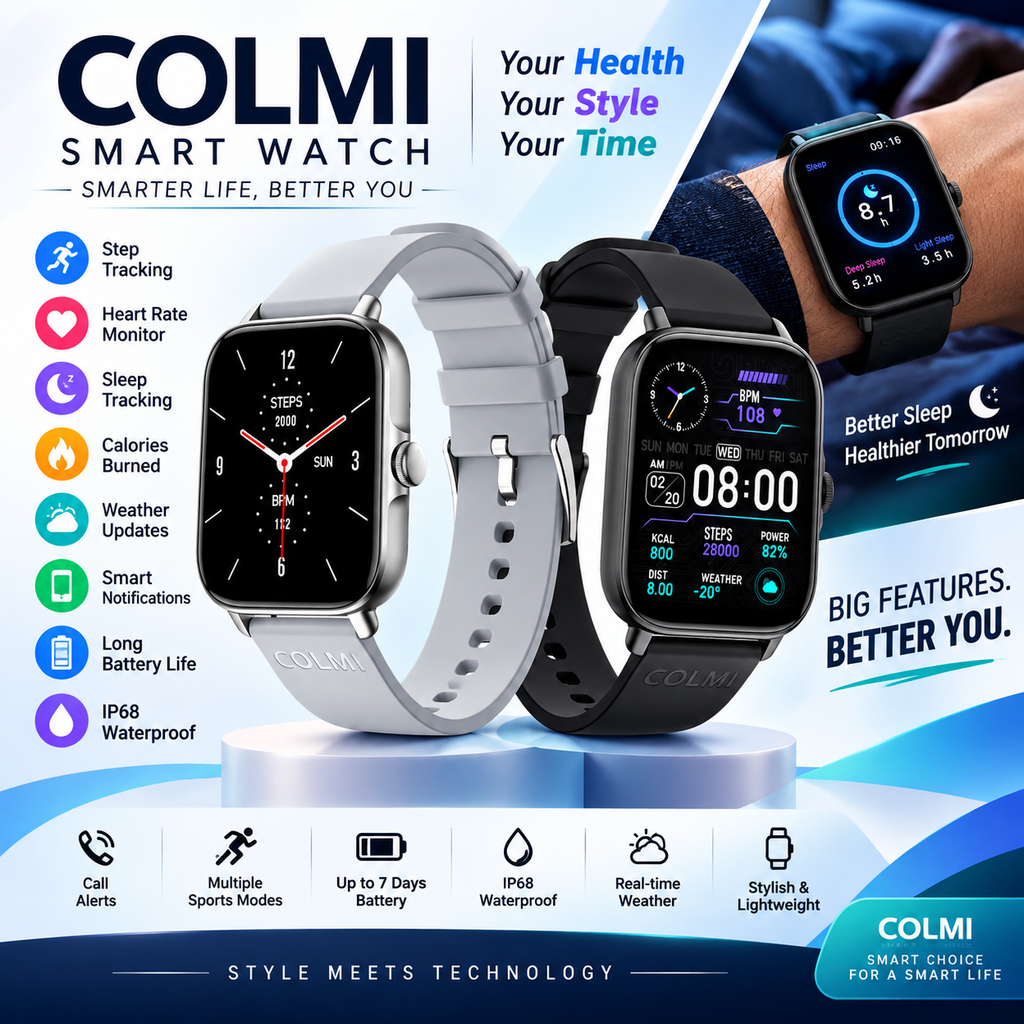 A58 Plus 6 in 1 - Smartwatch For Women | Best Quality Smart Watch For Girls | Perfect For Gift - Rose  Color