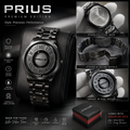 Black Stainless Steel Magnetic Ball Watch Providing Modern Design Everyday Style Support - With Box