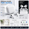 Apple AirPods Pro White – AAA Quality Wireless Bluetooth Earbuds with Charging Case