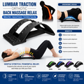 Chiropractic Magic Back Stretcher | Lumbar Massage Support | Spine Pain Relief | Posture Corrector