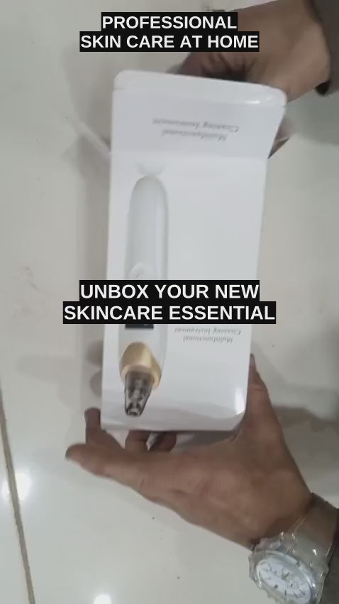 Electric Blackhead Remover | Vacuum Acne & Pore Cleaner | 5 Heads Suction Machine | Skin Care & Exfoliating Tool