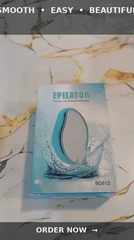 Crystal Hair Eraser - Magic Crystal Hair Remover, Painless Hair Removal With Epilator Mini Hair Remover For Men And Women Leg Arm Back Soft Smooth Silky Skin(Random Color)